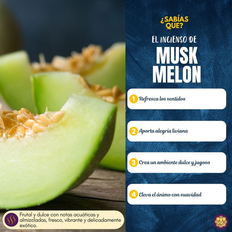 Incienso Natural Musk Melon - Alaukik