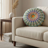 Cojin Multicolor Indio Redondo Mediano
