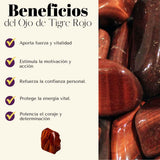 Pulsera Ojo de Tigre Rojo 6mm
