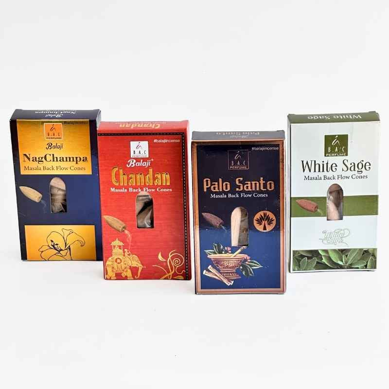 Pack 4 Inciensos Cascadas - Balaji