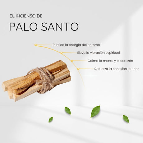 Incienso Natural Palo Santo con Piedra Obsidiana - Song of India