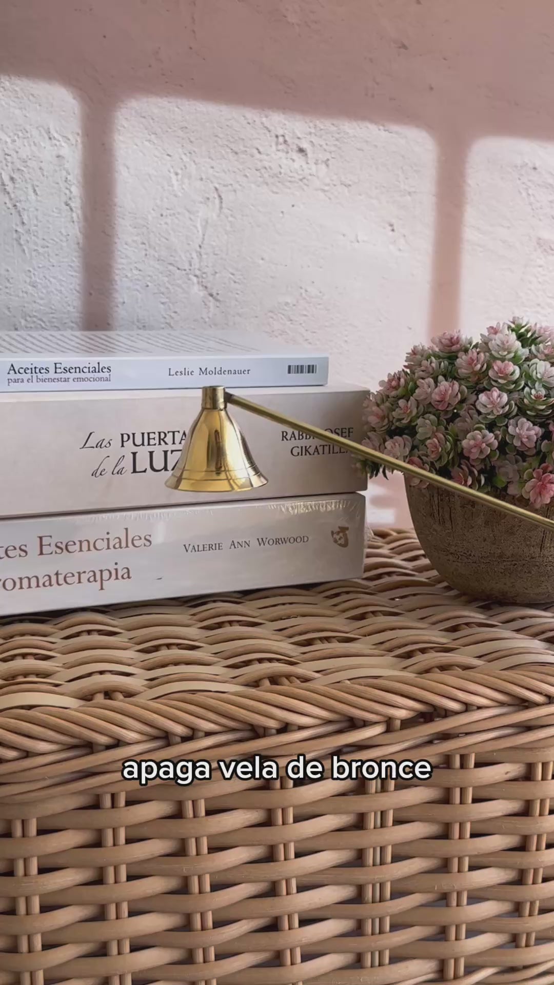 Apaga Vela de Bronce 20 cm