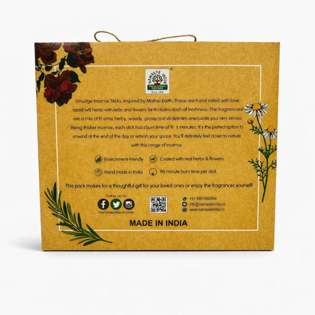 Pack Incienso Namaste India Orgánico con Palo Santo