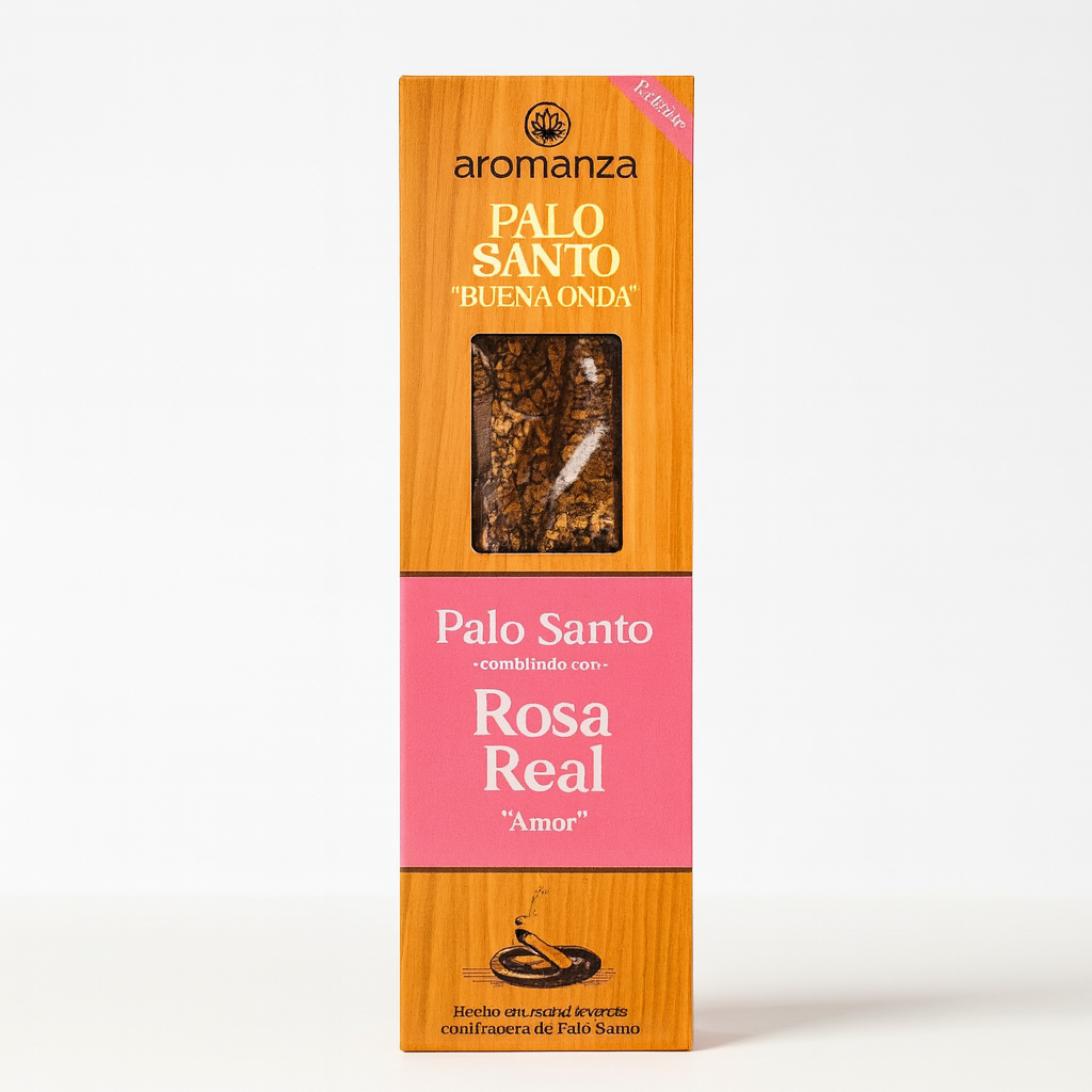 Palo Santo Buena Onda Rosa Real - Aromanza