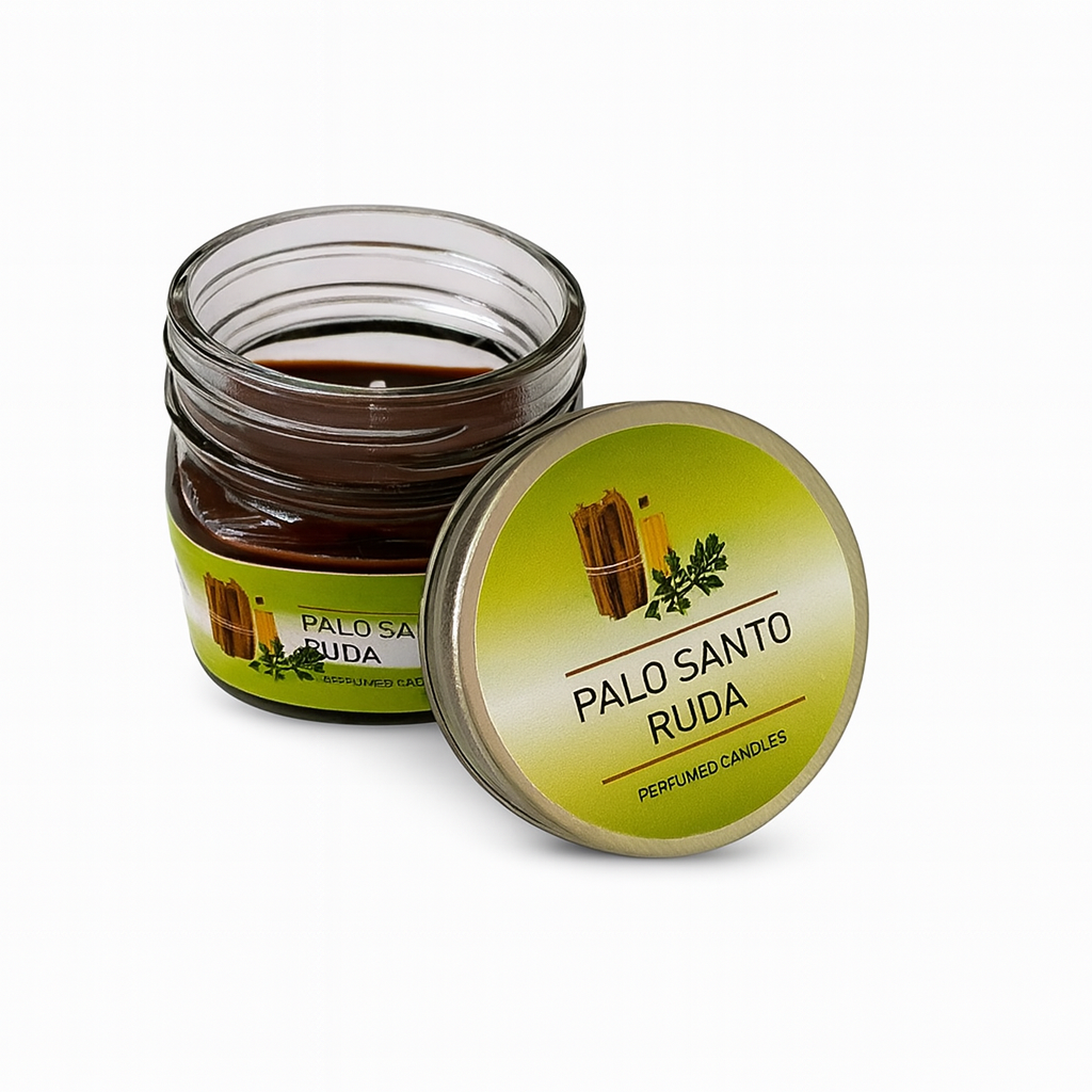 Vela Aromatica Tapa Rosca - Palo Santo y Ruda