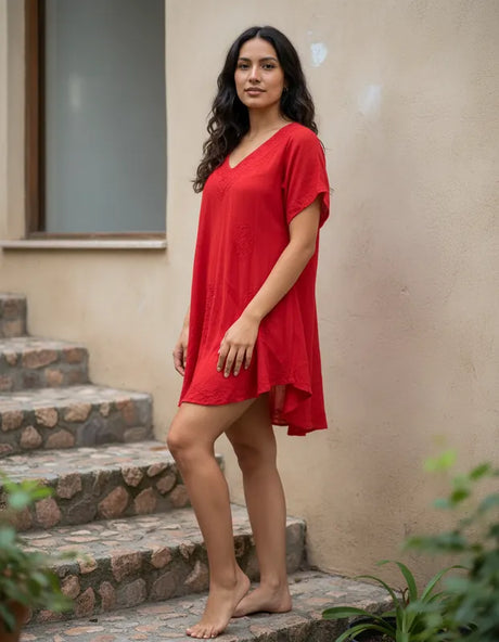 Vestido/Blusa Divena Roja