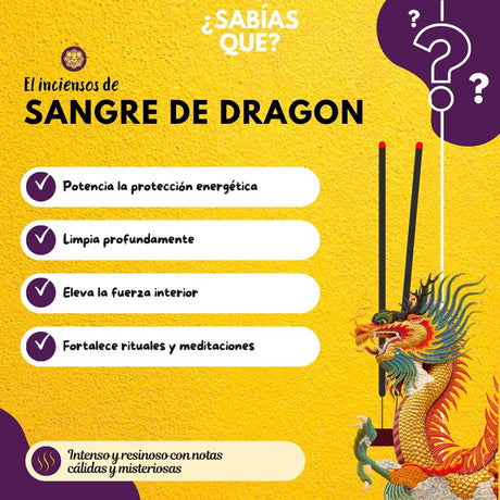 Incienso Cascada Golden Indian Sangre de Dragón 10 Conos - Sree Vani