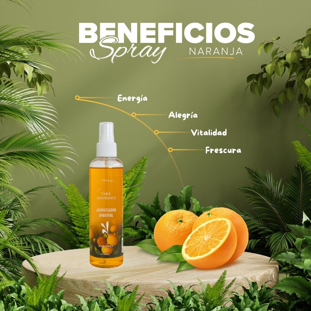 Aromatizador Ambiental Naranja 250ml - Tara Assurance