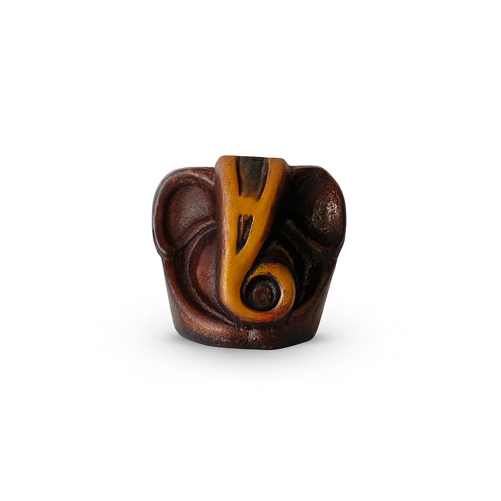 Porta Incienso Bronze - Mini Ganesh