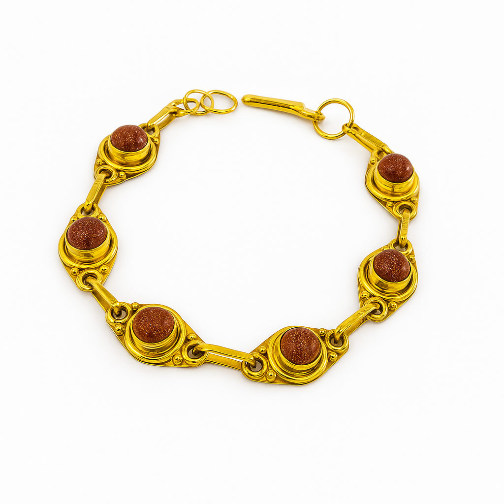 Pulsera Dorada Jolie Lluvia de Estrella