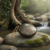 Hand Drum Bronce Envejecido 21 cm