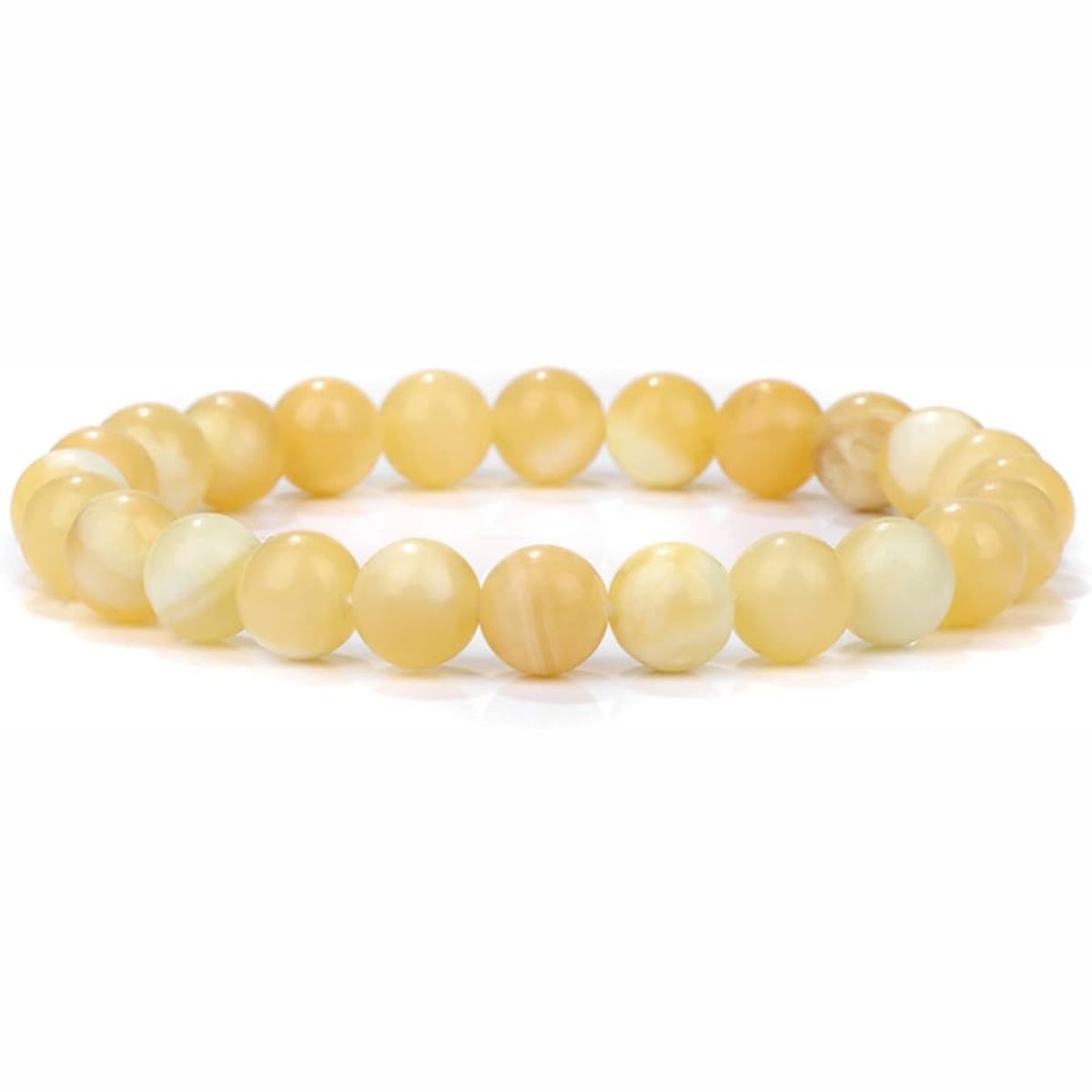 Pulsera Calcita Amarilla 8mm