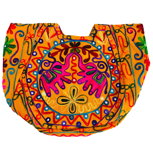 Bolso Playero Doble Elefante - Naranja