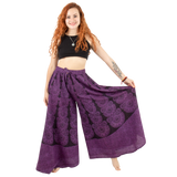 Pantalon Palazzo Morado Estampado Completo