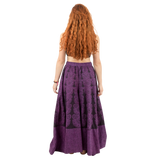 Pantalon Palazzo Morado Estampado Completo