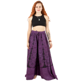 Pantalon Palazzo Morado Estampado Completo