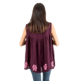 Blusa Chandri Morada con Rosada