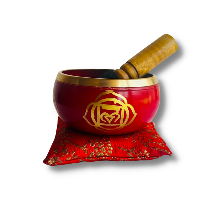 Box Cuenco Tibetano 9 cm - Rojo