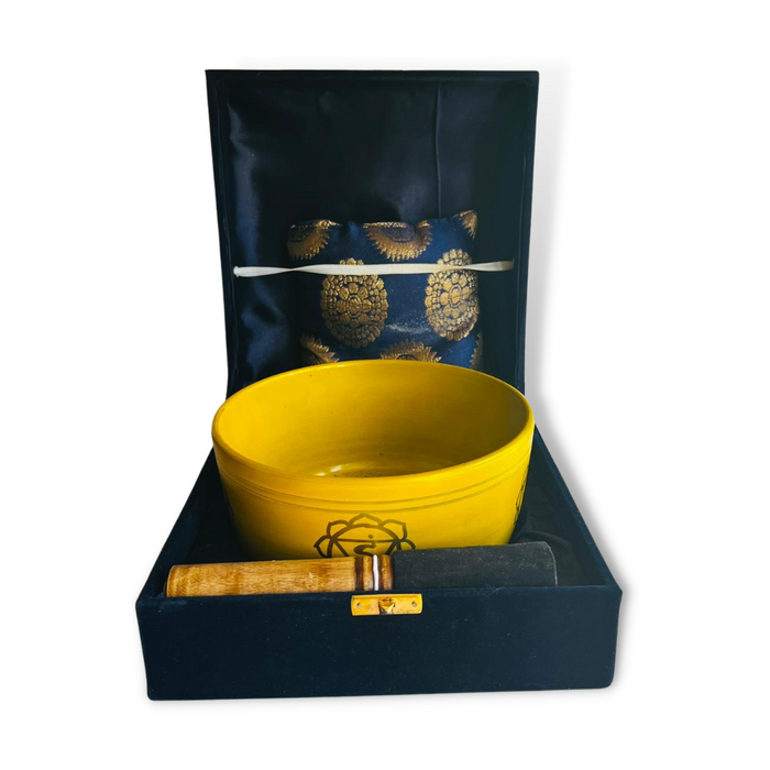 Box Cuenco Tibetano 18 cm - Amarillo RAM
