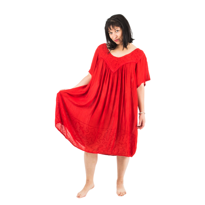 Vestido Aditi Rojo