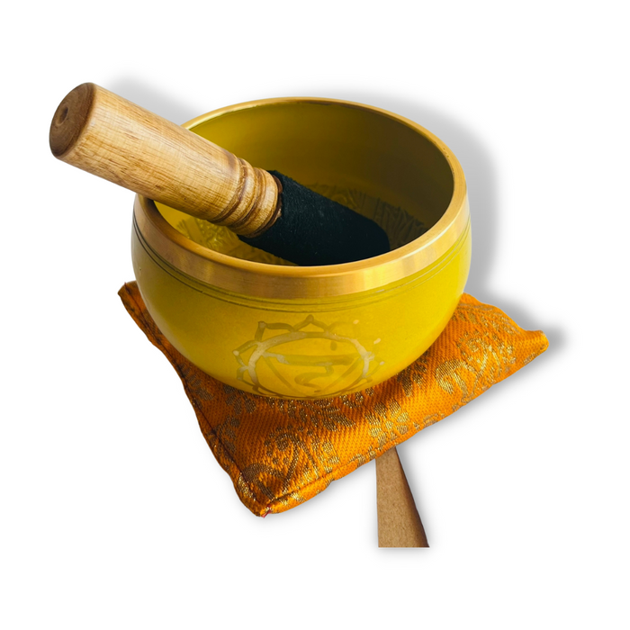 Box Cuenco Tibetano 11 cm - Amarillo
