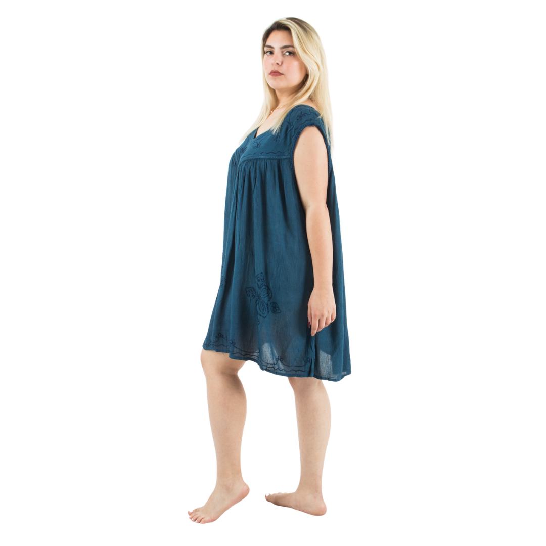 Blusa/Vestido Chiti Azul