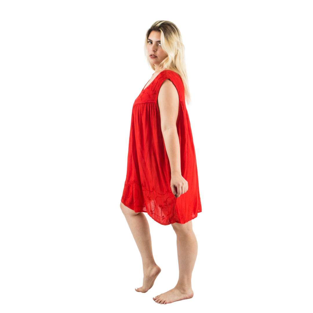 Blusa/Vestido Charita Roja