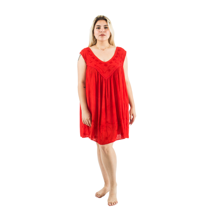 Blusa/Vestido Charita Roja