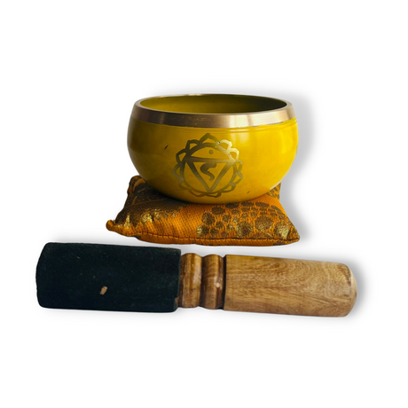 Box Cuenco Tibetano 9 cm - Amarillo