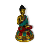 Figura de Bronce y Piedras Budda 7 Kgs