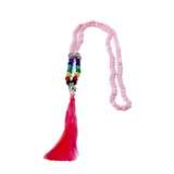 Japa Mala Budda Cuarzo Rosa 6mm