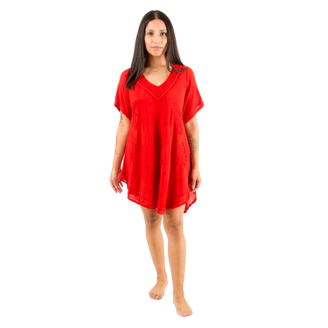 Vestido/Blusa Dipika Roja