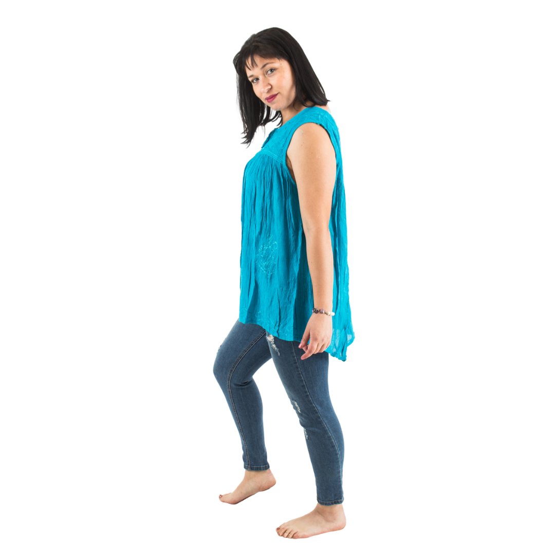 Blusa Babli Celeste