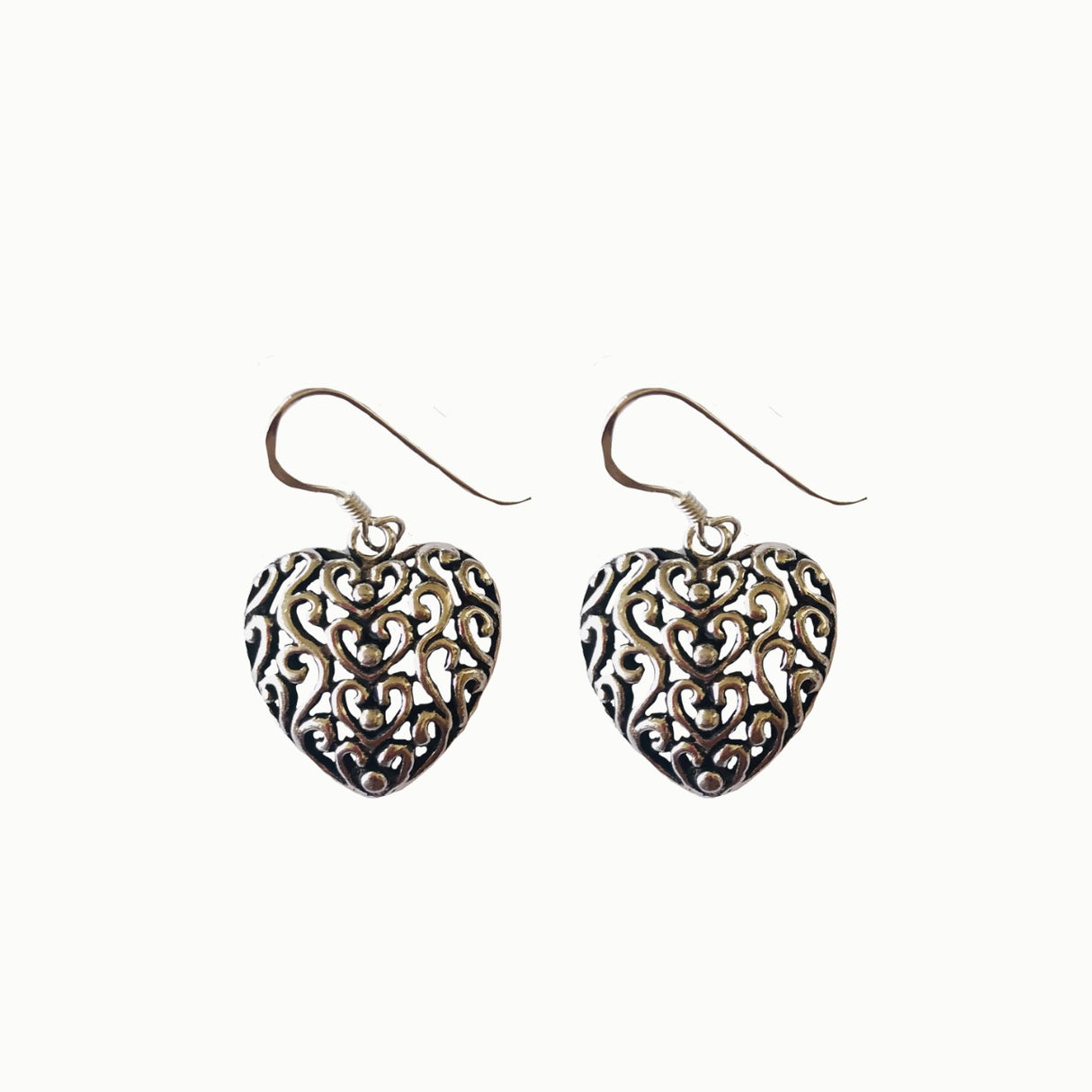 Aros Colgantes Magical Heart - Plata 925