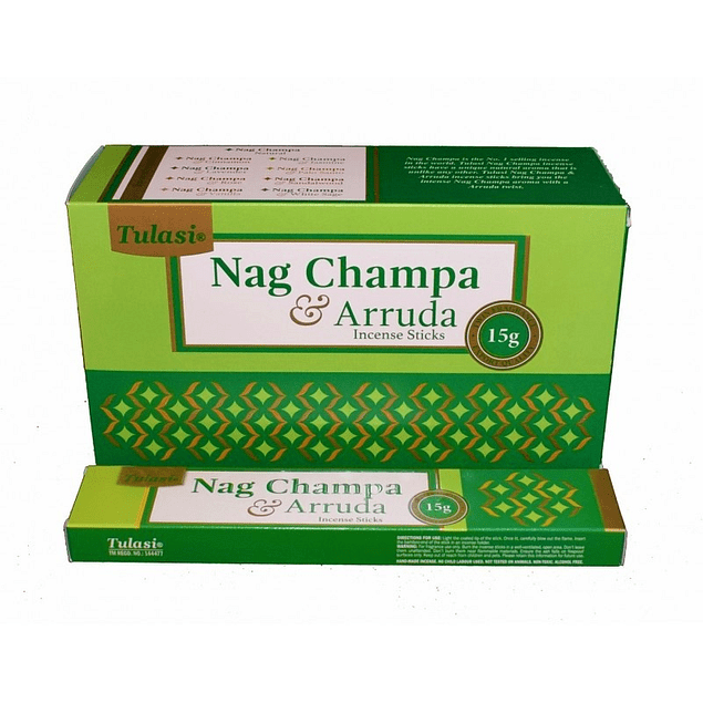Incienso Natural Nag Champa Ruda - Tulasi