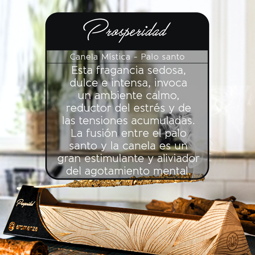 Sahumerio Blend Palo Santo Prosperidad - Aromanza