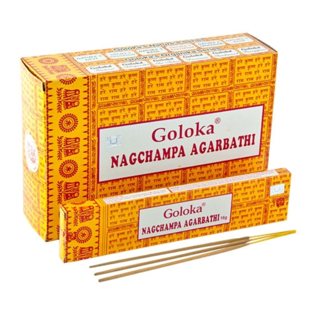 Incienso Natural Goloka Nag Champa