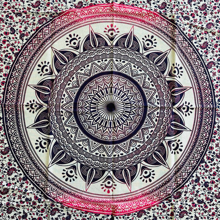 Tapiz Mural Diseño Mandala Rose