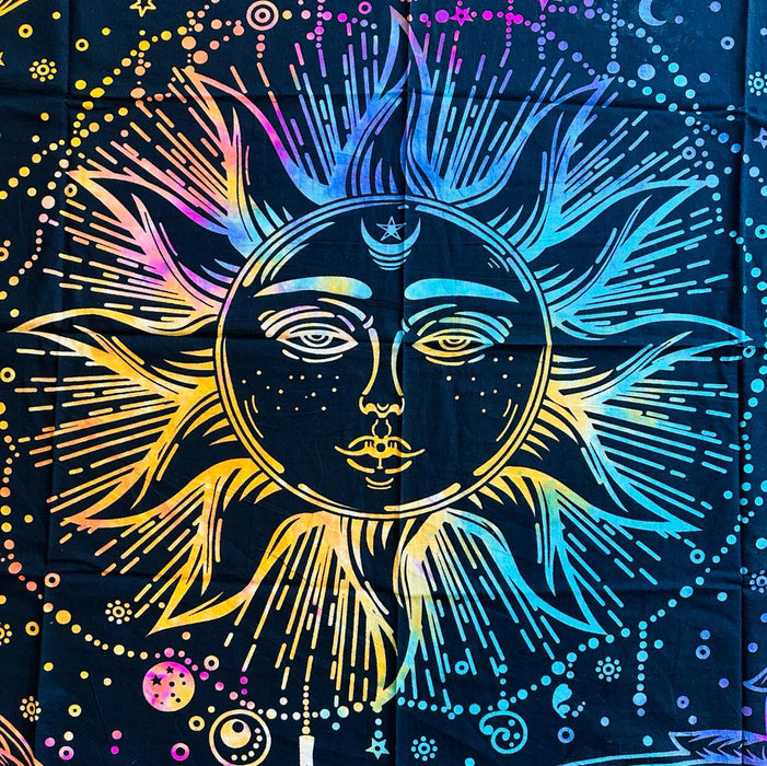Tapiz Mural Diseño Sol Multicolor