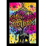 Tapiz Mural Diseño Árbol de la Vida Elefante