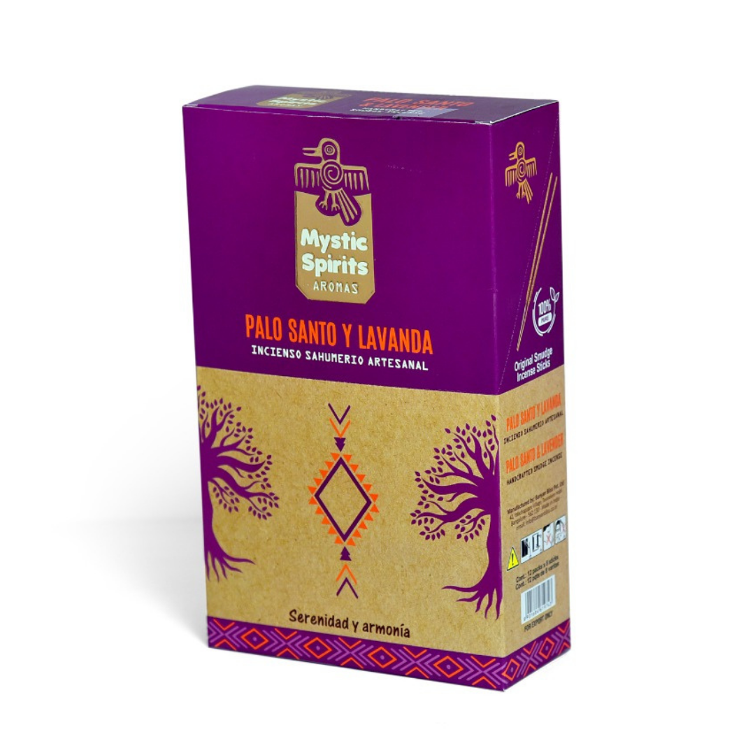 Incienso Natural Palo Santo + Lavanda - Mystic Spirits