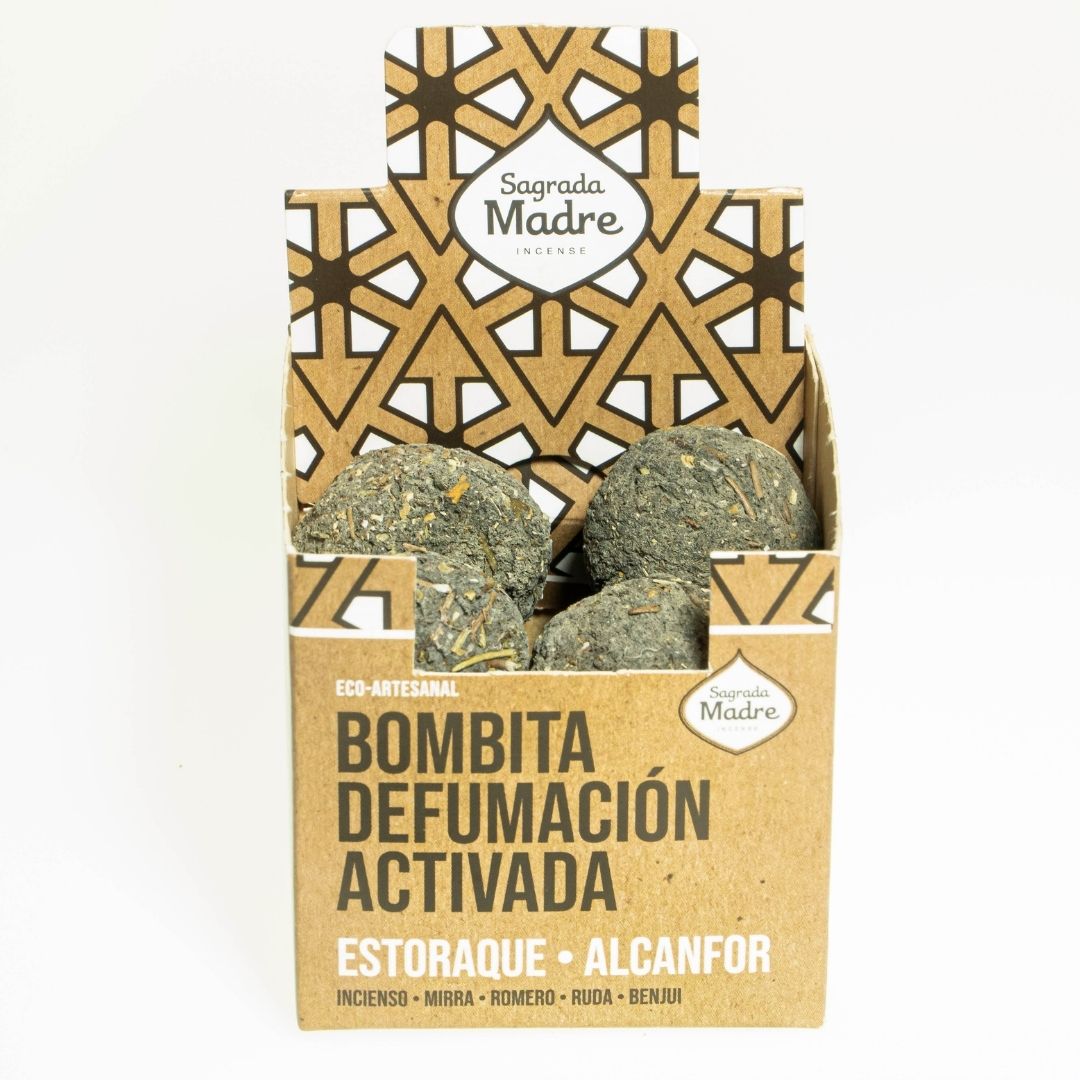 Bombitas Sahumerio Estoraque y Alcanfor - Sagrada Madre