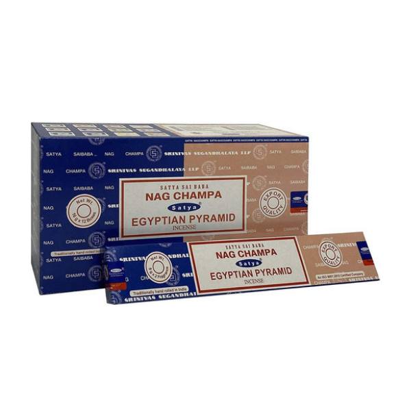 Incienso dúo Nag Champa y Egyptian Pyramd