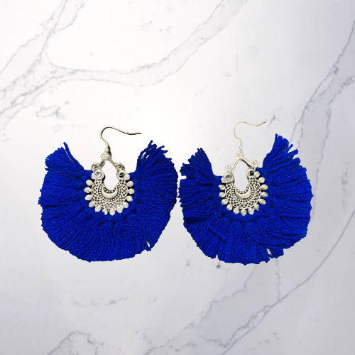 Aros Colgantes Summer Azul