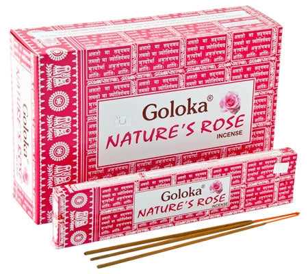 Incienso Natural Nature's Rose - Goloka