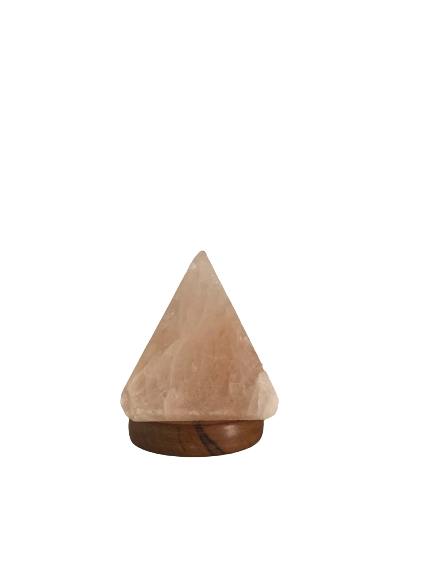 Lampara de Sal del Himalaya Piramide Led Mini