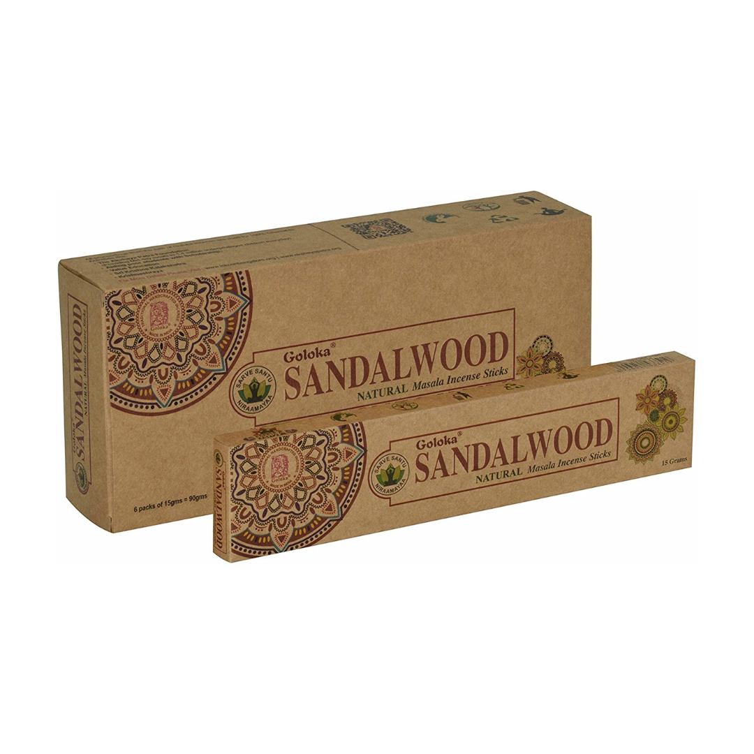 Incienso Orgánico Sandalwood - Goloka