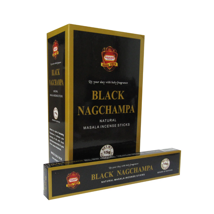Incienso Black Nag Champa - Anand
