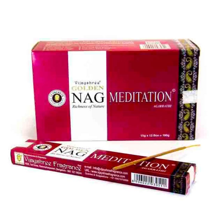 Incienso Natural Nag Meditation - Vijayshree