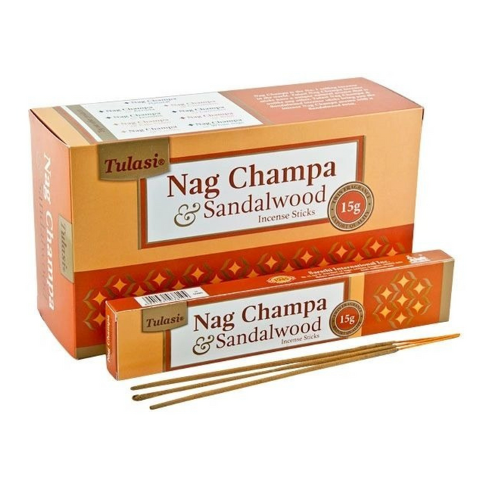 Incienso Natural Nag Champa Sandalwood - Tulasi